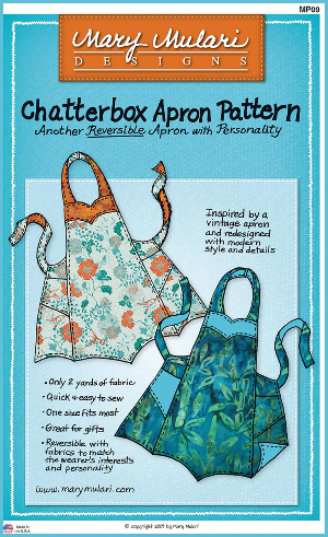  Chatterbox Reversible Apron Pattern by Mary Mulari Designs